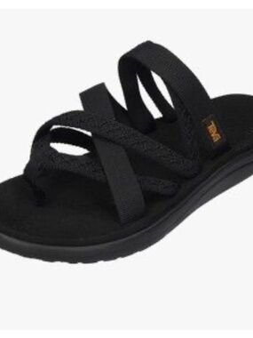 Teva Voya Zillesa Women's black Sandals size 10 NEW